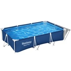 BESTWAY Bazen sa metalnim okvirom i filter pumpom 300x201x66cm Steel Pro