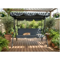 Bolzz Bastenska ljuljaska 170110153 cm, antracit, bez jastuka, sa drzacima za case Bolzz Bastenska ljuljaska 170110153 cm, antracit, bez jastuka, sa drzacima za case