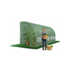 Bolzz Baštenski plastenik tunel 5-segmentni ''POLOVINA'' Zeleni 6 x 1,5 x 2 M