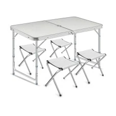 Bolzz Kamperski set sto + 4 stolice