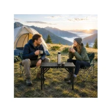 Bolzz Kamperski sklopivi sto 60 × 40 cm – Black MultiGarden Bolzz Kamperski sklopivi sto 60 × 40 cm – Black MultiGarden