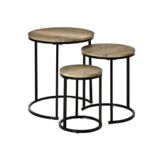 Bolzz OKRUGLI COFFE STO 3 KOM SET LIGHT