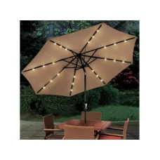 Bolzz Suncobran sa led osvetljenjem brown Bolzz