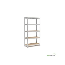 BOMBER Metalna polica 5L 180x90x40 cm - pocinkovana