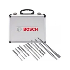 BOSCH 11-delni SDS plus set za građevinske radove u aluminijumskom koferu 2608578765 BOSCH 11-delni SDS plus set za građevinske radove u aluminijumskom koferu 2608578765