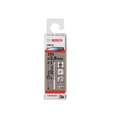 BOSCH Burgija za metal HSS-G, DIN 338 3,8 x 43 x 75 mm pakovanje od 10 komada