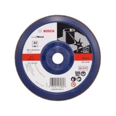 BOSCH Lamelni brusni disk X571, Best for Metal Prečnik 180 mm; granulacija 80, ravni - 2608607344