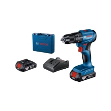 BOSCH plavi alat Akumulatorska vibraciona bušilica - odvrtač GSB 185-Li 18V 2x2.0Ah u koferu 06019K3100