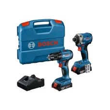BOSCH plavi alat Set alata GDR 18V-215 + GSR 185-LI,2×2,0 Ah + GAL 18V-20 + kofer 06019N2023