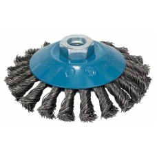 BOSCH Pletena pljosnata četka 115, čelična 2608622058, 115 mm, 0,5 mm, M14