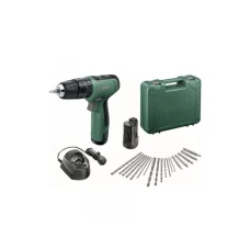 BOSCH zeleni alat Easy Drill 1200 Akumulatorska bušilica 2 x 1,5 Ah + GAL 1210 CV u koferu sa setom priborom BOSCH zeleni alat Easy Drill 1200 Akumulatorska bušilica 2 x 1,5 Ah + GAL 1210 CV u koferu sa setom priborom