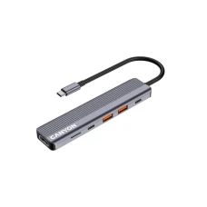 CANYON Hub DS-17 6in1 4k USB-C Grey CANYON Hub DS-17 6in1 4k USB-C Grey