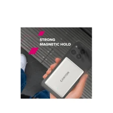 CANYON Magnetic power bank OnPower 511 PD20W 10000mAh Aluminium Star Grey