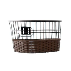 CAPRIOLO Korpa za bicikl pletena pvc + mrežasta 187060 CAPRIOLO Korpa za bicikl pletena pvc + mrežasta 187060