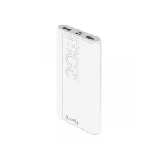 CELLY PBPD10000EVO 10000mAh Power Bank (Bela)