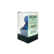 Chessex Kockice Chessex - Gemini - Polyhedral - Blue-Blue & Light Blue (7)