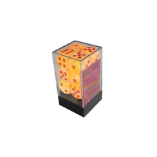 Chessex Kockice Festive - Sunburst & Red - Dice Block (12)