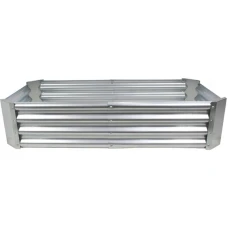 CHOMIK Baštenska žardinjerica 240 cm za povrće i cveće pravougaona pocinkovana ZAK8304