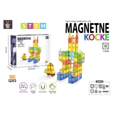 CLASSIC WORLD Magnetni konstruktor Robot 186 delova ST0734771B Magnetne kocke CLASSIC WORLD Magnetni konstruktor Robot 186 delova ST0734771B Magnetne kocke