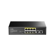 CUDY GS1010P 8-Port Gigabit PoE+ Switch with 2 Gigabit Uplink ports, PoE 30W CUDY GS1010P 8-Port Gigabit PoE+ Switch with 2 Gigabit Uplink ports, PoE 30W