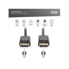 DIGITUS Kabl Display port na Display port 1.2 4K 3m crni