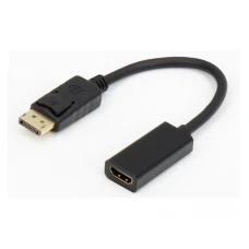 E-GREEN Adapter DisplayPort 1.4(M) - HDMI 2.0(F) kabl 20cm crni
