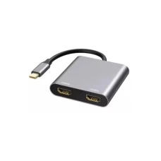 E-GREEN Adapter USB 3.1 tip C (M) - 2 x HDMI E-GREEN Adapter USB 3.1 tip C (M) - 2 x HDMI
