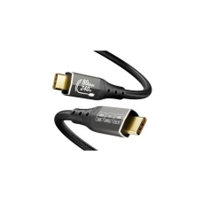 E-GREEN Kabl USB4 V2.0 USB C-CM/M Thunderbolt 5/4, 80Gbps/PD 16K@60Hz 8K@120Hz, 2m, crni