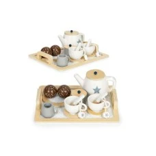 ECO TOYS Drveni čajni set 17 elemenata