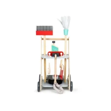 ECO TOYS Drveni Set Za Čišćenje Sa Kolicima Xxl Usisivač ECO TOYS Drveni Set Za Čišćenje Sa Kolicima Xxl Usisivač
