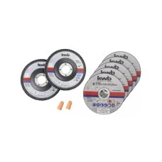 EINHELL By KWB Rezna ploča za metal i lamelni brusni disk 115mm - 7kom.