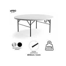 EPRO Garden sklopivi baštenski sto Ø152 74cm, metal-plastika EPRO Garden sklopivi baštenski sto Ø152 74cm, metal-plastika