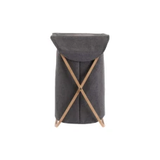 ESTIA ES02-13158 SKLOPIVA KORPA ZA VEŠ SA BAMBUS RAMOM SIVA