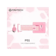 FANTECH Combo set Gaming P51 Power 5u1 Sakura