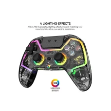 FANTECH Joypad wireless WGP14V2 NOVA PRO multiplatform RGB CLEAR crni