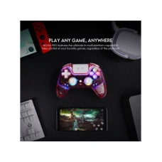 FANTECH Joypad wireless WGP14V2 NOVA PRO multiplatform RGB CLEAR sakura