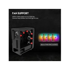FANTECH Kuciste Gaming CG80 Midi crno