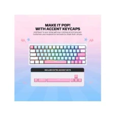 FANTECH Tastatura Mehanička Gaming MK611 Atom x63 AME plava (rosie switch)