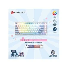 FANTECH Tastatura Mehanička Gaming MK612 Atom x83 AME bela (rosie switch)