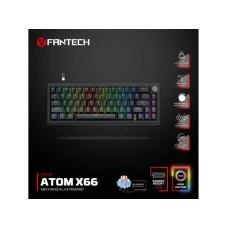FANTECH Tastatura Mehanicka Gaming MK614 Atom x66 Retro crna (ice apricot switch)