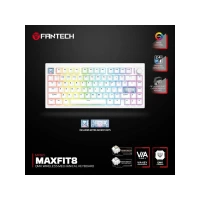 FANTECH Tastatura Mehanička Gaming MK921 Maxfit 8 Wireless white white switch