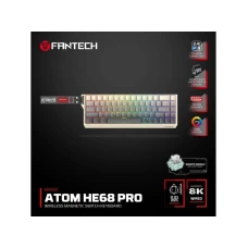 FANTECH Tastatura Wired Magnetic Gaming MK922 Atom HE68 Pro Retro bez (emerald switch)