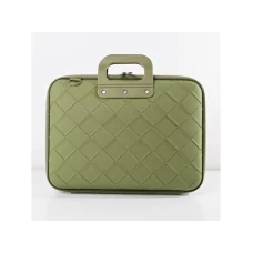 FASHION Intrecciato Torba za laptop 15'' zelena