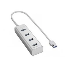 FAST ASIA USB 3.0 na 4xHUB 3.0 metal sivi (784)