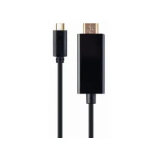 GEMBIRD A-CM-HDMIM-01 Gembird USB-C male to HDMI-male adapter, 4K 30Hz, 2 m, black