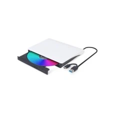 GEMBIRD DVD-USB-031 eksterni USB CD/DVD drive Citac-rezac USB + USB-C black-white