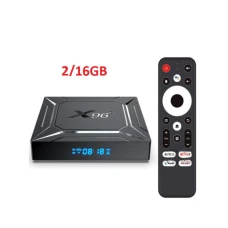 GEMBIRD GMB-X96 M200 2/16GB smart TV box S905X5M quad ARM G310V2, 2x4K 2.4&5G, 1000M, BT, Android 14