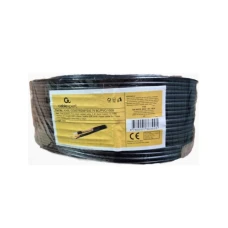 GEMBIRD KABL-COAX-RG59+2x0.75 BC/PVC/100M CCTV Bakarni Koaksialni kabl sa napojnim kablom2x0,75mm black 100m