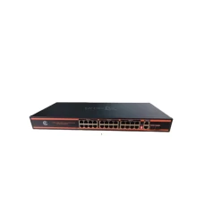 GEMBIRD POE-FS1024PS2 GMB Switch, IEEE802.3af/at 24 PoE 10/100M, 2 UP-link 100/1000M +2 SFP