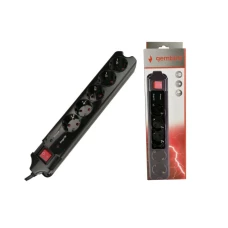 GEMBIRD Produzni kabl SPG5-C-10 (3G1.5) sa zastitom 5 uticnica 3m black GEMBIRD Produzni kabl SPG5-C-10 (3G1.5) sa zastitom 5 uticnica 3m black